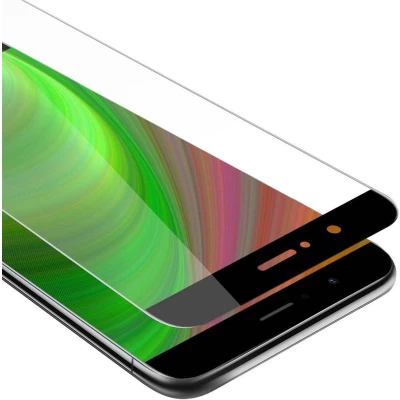 Afbeelding van Cadorabo Screenprotector geschikt voor Honor V9 Volledig scherm pantserfolie Beschermfolie in TRANSPARANT met ZWART Gehard (Tempered) display beschermglas 9H hardheid 3D Touch