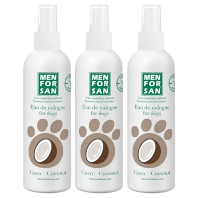 Afbeelding van MENFORSAN Eau de Cologne Coco voor honden, 125 ml, 3 stuks