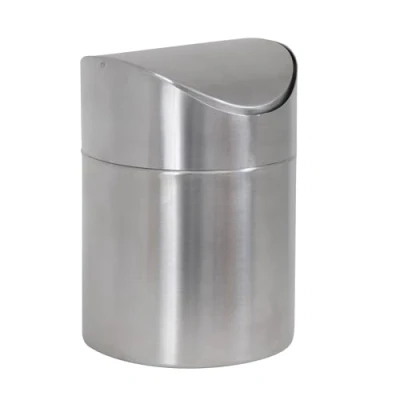 Afbeelding van MSV 110547 Tafelafvalemmer van roestvrij staal, 12 x 16,5 cm, zilver, cm