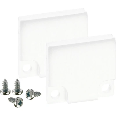 Afbeelding van Barthelme 62398613_9010 BARdolino Eindkappen set Aluminium (l x b h) 3 18.4 19.7 mm 2 stuk(s)