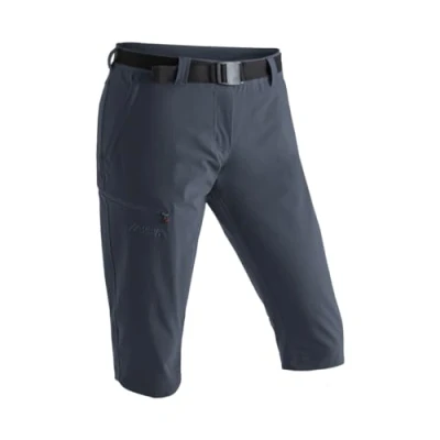 Afbeelding van Maier Sports Inara Slim Capri Wandelbroek Dames Teak 48 Bruin