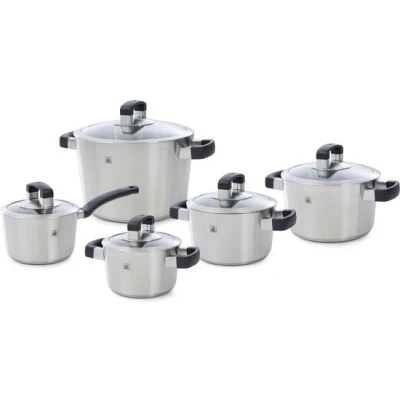 Afbeelding van BK Pannenset Conical Cool RVS 5 Delig