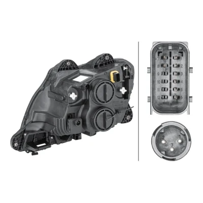 Afbeelding van Hella Koplamp Daf CF/XF 13 Rechts H7/H1 m/lhr 1ED 010 116 541