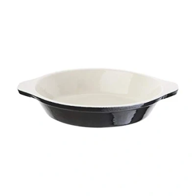 Afbeelding van Vogue ronde gratineerschaal zwart 0,75L, 4,5(h) x 22,5(Ø)cm