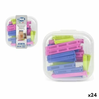 Afbeelding van Clips on zakjes dicht te maken Dem 30 Onderdelen 16 x 5 cm (24 Stuks) (30 pcs)