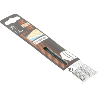 Image de BAHCO 302 53W 12P Lame de scie sauteuse pour bois et plastique, type 3 fine, 130 mm (12 pcs)