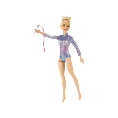 Afbeelding van Barbie Ritmische Gymnastiek Pop Blond + Accessoires