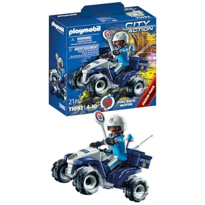 Image de Playmobil City Action 71092 Policier et Quad