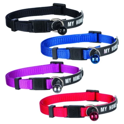 Afbeelding van Trixie Halsband Kat My Home Met Adresflap Assorti