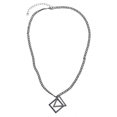 Afbeelding van Urban Classics Mercury Layering Ketting, Maat: One Size, Gunmetal