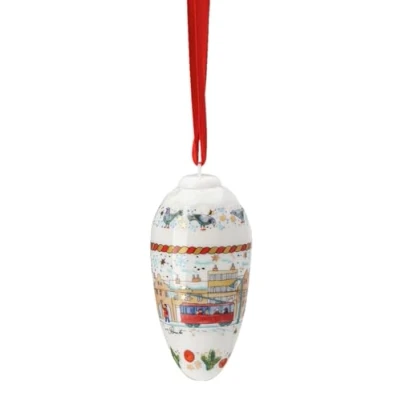 Afbeelding van Hutschenreuther 23 stuks porseleinen kerstappels