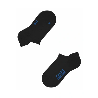 Afbeelding van Falke COOL KICK Sneaker Socks Anatomical Plush SOLE Sokken Black voor kinderen, Maat: 35 38,