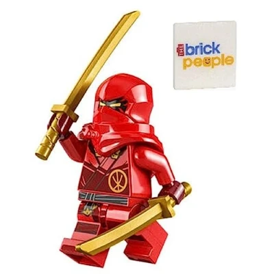Afbeelding van LEGO Ninjago Dragons Rising: Kai Minfigure met twee zwaarden