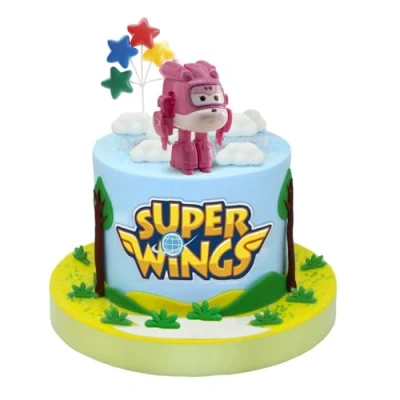 Afbeelding van Super Wings Dizzy taart topper decoratie 7 cm.