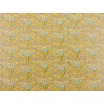 Afbeelding van Melody Jane poppenhuis Victoriaans Japans Iris miniatuur bloemenprint 1:12 ladder papier geschilderd