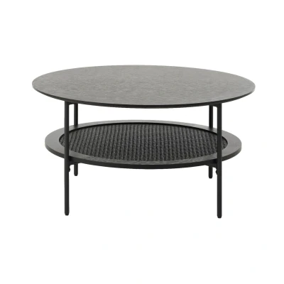 Afbeelding van Meya salontafel Ø80 cm zwart