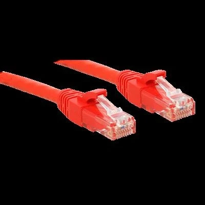Image de Câble réseau patch CAT.6 U/UTP, rouge, 15m
