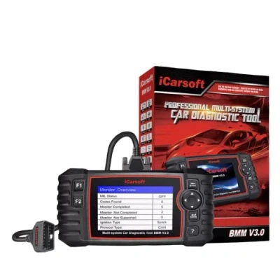 Afbeelding van iCarsoft BMM V3.0 Auto Pro diagnosekoffer compatibel met BMW en Mini professioneel diagnosegereedschap