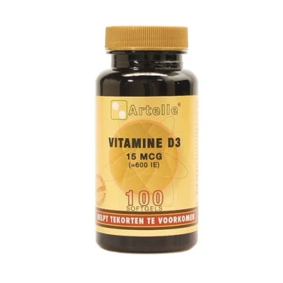 Afbeelding van Artelle Vitamine D3 15mcg