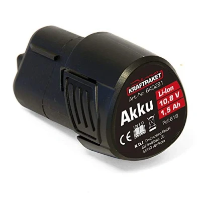 Afbeelding van Dino KRAFTPAKET Akku 10,8V 1,5 Ah für Poliermaschine 640256 640281 Gereedschapsaccu 10.8 V 1.5 Li ion