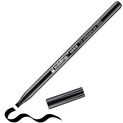 Afbeelding van edding 1255 kalligrafie pen zwart 1ST 5,0 mm / 4 125550 001