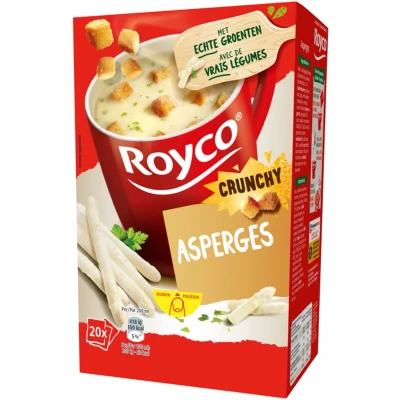 Afbeelding van Royco Minute Soup asperges, pak van 20 zakjes soep