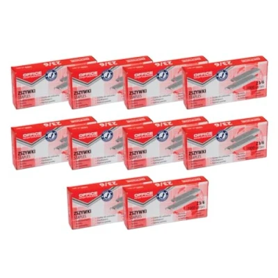 Afbeelding van Office Products 18072319 19 standaard nietjes, 23/6, zilverkleurig, 10 x 1000 stuks