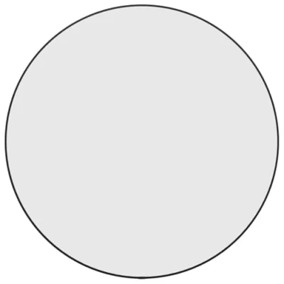 Afbeelding van vidaXL Wandspiegel zwart Ø 60 cm rond