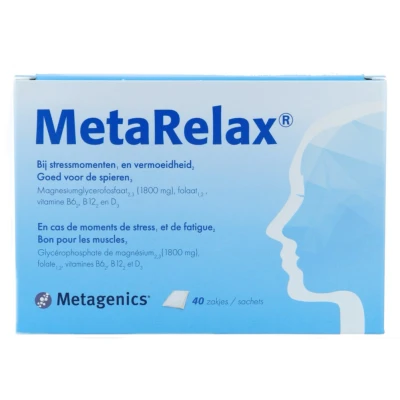 Afbeelding van Metagenics MetaRelax Zakjes 40ST