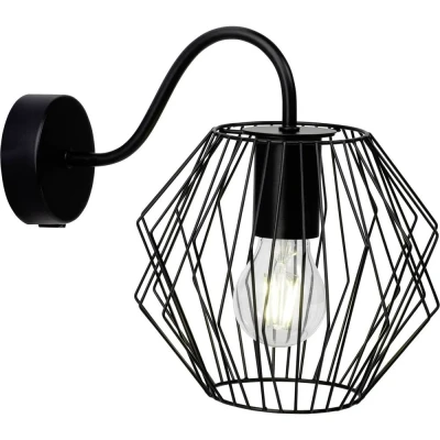 Afbeelding van Brilliant Noris 54190/06 Wandlamp E27 60 W LED Zwart
