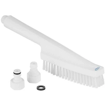 Image de VIKAN 70575 brosse à main avec sortie d&#039;eau, 330 mm, dure, blanche 7057/5