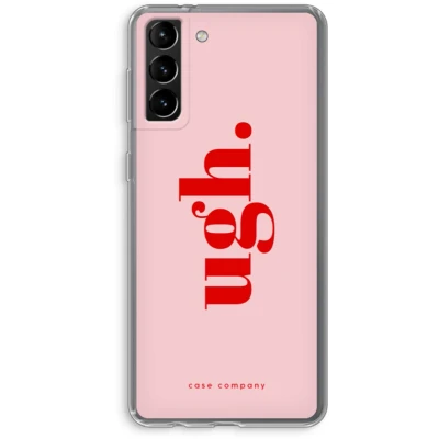 Afbeelding van Case Company® hoesje geschikt voor Samsung Galaxy S21 Plus Ugh Soft Cover Telefoonhoesje Bescherming aan alle Kanten en Schermrand