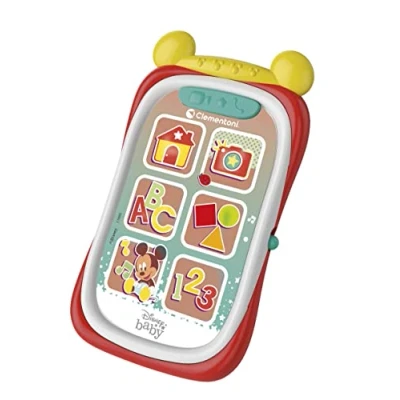 Afbeelding van Clementoni Disney Baby Mickey 17695 speelgoedtelefoon voor kinderen, 9 maanden, eerste smartphone, elektronisch spel (Franse versie), meerkleurig,