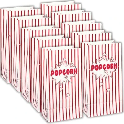 Afbeelding van Unique Party 59014 Popcornzakjes van papier, 10 stuks