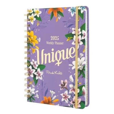 Afbeelding van Frida Kahlo Buro Agenda A5 2025 Spiraalgebonden 1 week/2 pagina&#039;s