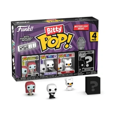 Image de Pack 4 figurines Funko Bitty Pop The Nightmare before Christmas Sally