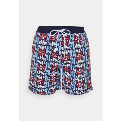 Afbeelding van Ellesse Block SWIM Zwemshorts, Heren, Maat: Large, Red/blue
