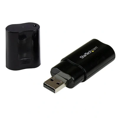 Afbeelding van Externe Geluidskaart USB Startech ICUSBAUDIOB Zwart