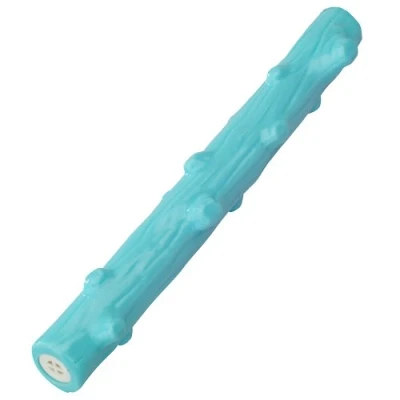 Afbeelding van Ebi Speelgoed Voor Dieren Hond Rubber Stok Met Munt Smaak 30,50cm Blauw 1st