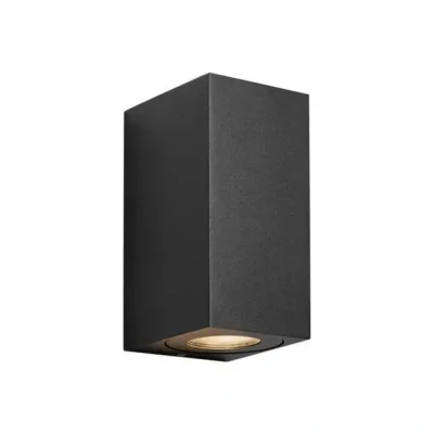Afbeelding van Buitenwandlamp Canto Maxi Kubi 2 Seaside, zwart GU10 17 cm