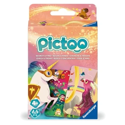 Afbeelding van Ravensburger 23480 Pictoo Fantasy Kaartspel Snel kaartzoekspel voor kinderen vanaf 4 jaar (Meertalig)