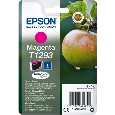 Afbeelding van EPSON T1293 inktcartridge magenta high capacity 7ml 1 pack RF AM blister