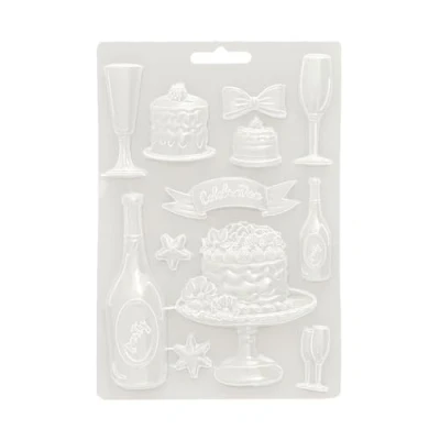 Afbeelding van Stamperia K3PTA5667 Soft Mould A5, grijs, 14,8 x 21 1,1 cm