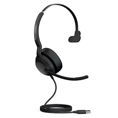 Afbeelding van Jabra Evolve2 50 Headset Bedraad Hoofdband Kantoor/callcenter USB Type A Zwart