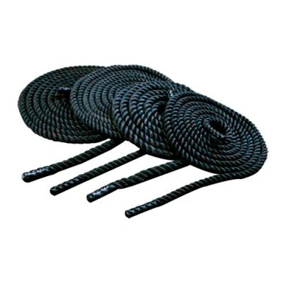 Afbeelding van Body Solid Battle rope Fitness Crossfit Touw Zwart