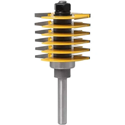 Afbeelding van WSOOX Verstelbare vingergewrichtfrees, frees met 8 mm schacht, wolfraamcarbide, voor houtsnijmachine