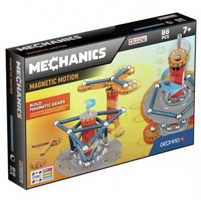 Image de Jeu de construction magnétique Geomag Mechanics Motion 86 pièces