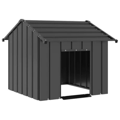 Afbeelding van vidaXL Hondenhok met dak 85x107x81 cm gegalvaniseerd staal