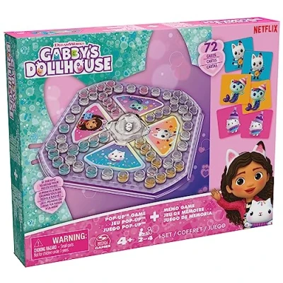 Afbeelding van Gabby&#039;s Dollhouse Memory en PopUp Spel 2 Pack 1 stuk