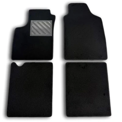 Afbeelding van Vloermatten Fiat Panda II 169 2003 2011 op maat, antislip, hielkussen van versterkt rubber